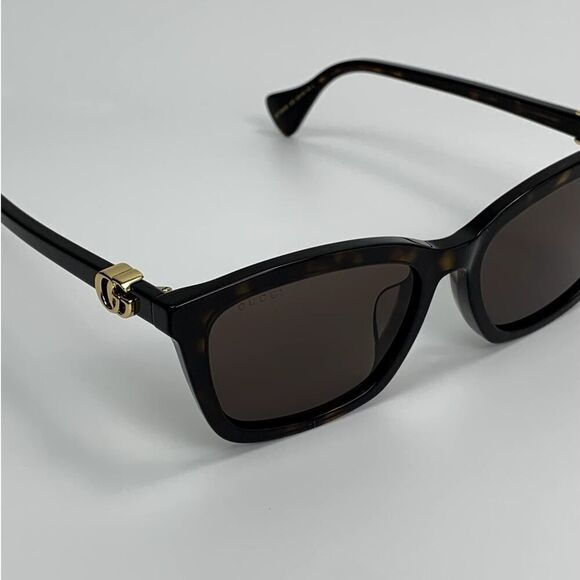 NEW Gucci Sunglasses GG1596SK 003 Dark Havana/Dark Brown Unisex Authentic main image 6